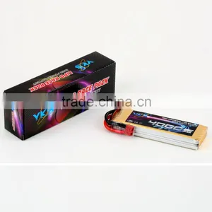 YKS 2S1P/6S1P 7.4V/22.2V 4000MAH 35C High Quality LIPO Battery thumbnail-1
