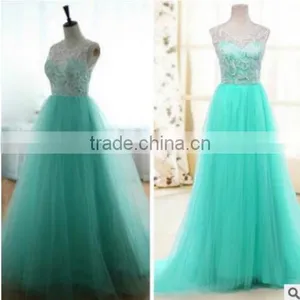New Long Prom Formal Evening Ball Gown Party Bridesmaid Dress Lace Halter Evening Dress thumbnail-2