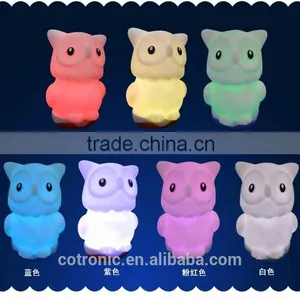 EN71 Approval Owl LED Night Light thumbnail-2