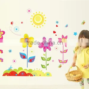 Garden Flowers Baby Nursery Peel & Stick Wall Sticker Decals Flower Wall Stickers thumbnail-1