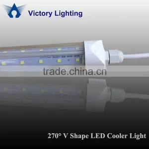 6500k G13 Single Pin Integrated Led v Shape Tube Light Cooler Light Tube Tube8 Japanese thumbnail-3
