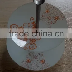 Square Glass Cake Stand thumbnail-2