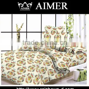 100% Cotton Pigment Printed Bedding Set,bed Sheet thumbnail-1