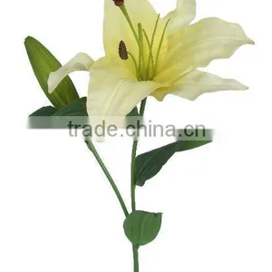 Flowers of 33"H Artificial Lily, Artificial Flower, Real Touch, High Quality, PU Lily thumbnail-1