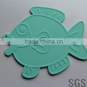 Wholesale Nonstick Silicon Placemat Fish Shape Cartoon Placemats thumbnail-5