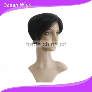 Soft and Smooth China Short Style Human Hair Wig for Black Women thumbnail-2
