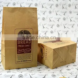 Cheap Wholesale High Quality Lamination Bread Paper Bag thumbnail-4