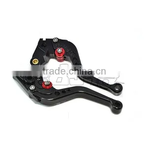 BJ-LS-002 Black Short Cnc Motorcycle Brake and Clutch Lever for FZ6 FAZER thumbnail-2
