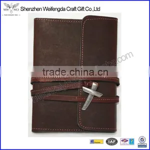 Handmade Vintage Genuine Leather 2016 Diary With Refillable Kraft Lined Paper thumbnail-1