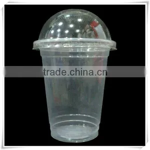Disposable PP 420ml Water/Milk/Coffee/Juice Cup With Cap thumbnail-1
