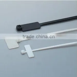 Self Locking Marker Nylon Cable Ties With Lable thumbnail-3