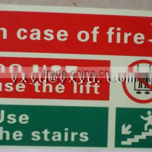 Photoluminescent Fire Exit Sign thumbnail-1