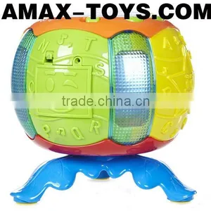 Bte-643125a Toys Drum Multifunctional Cartoon Revolving Drum With Music and Light thumbnail-1