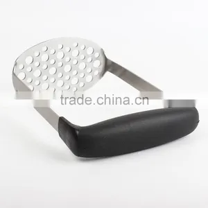 Heavy Duty Stainless Steel Potato Masher Smooth Potato Masher thumbnail-3