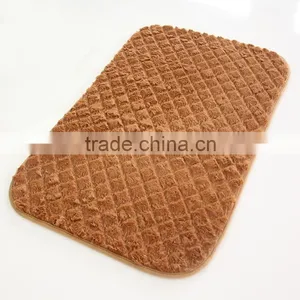 High Quality Soft Floor Mat Bath Room Mat With Anti Slip Base thumbnail-1