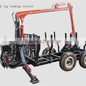 5 Tons Log Trailers With Grapple With Cheaper Prices thumbnail-4