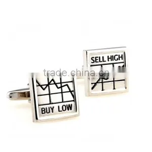 2015 New Design Charm Mens 316L Stainless Steel Replica Cufflinks thumbnail-2
