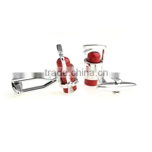 2015 Latest Fire Extinguishe Design Stainless Steel Mens Cuff Links thumbnail-2