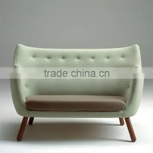 Stylish Fiberglass Shell Finn Juhl Poet Sofa Replica thumbnail-2