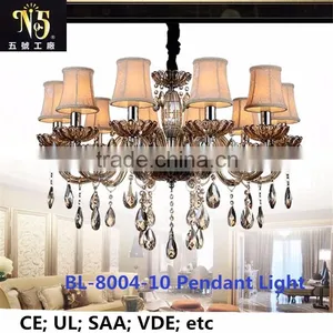 High Quality Led Luxury Classical Italy Style Crystal Acrylic Chandelier Glass Light thumbnail-4
