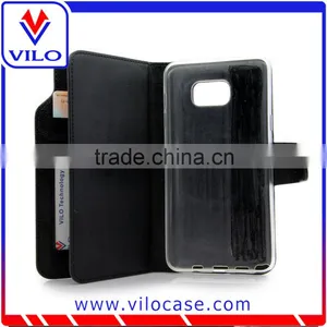 For Samsung Galaxy S6 Case, China Supplier Wallet Design Cover Pu Leather Mobile Phone Case For Samsung Galaxy S6 thumbnail-4