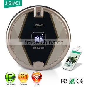 2016 Newest Robot Vacuum Cleaner 3 in 1 Functions JISIWEI S+ Golden Carpet, Wooden Floor, Marble thumbnail-1