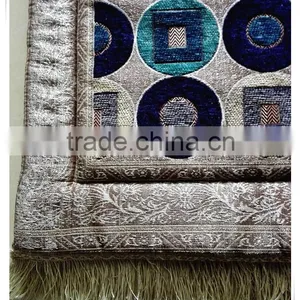 Muslim Woven Prayer Rug, Chenille Jacquard Mat With Memory Foam thumbnail-5