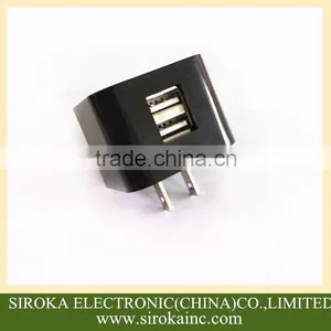 Universal Dual Two Port US Plug USB AC Charger 5V 2.1A AC Phone Charger Adapter for Android Smartphone thumbnail-3