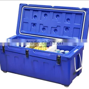 121 Liter White Insulated Ice Cooler, Ice Box Rotomolding thumbnail-1