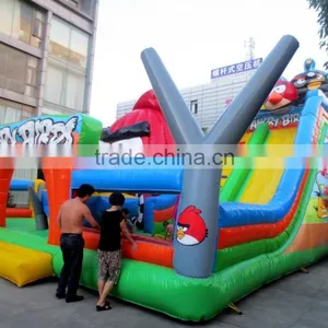 Funny Amusement Park for Kids Inflatable Bouncer Castle Combo for Sale thumbnail-2