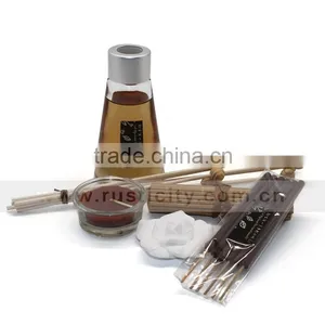 Customized Glass Bottle With Essential Oil Reed Diffuser With Incense Stick thumbnail-4