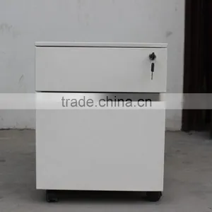 2 Drawer Different Size Small Mobile Cabinet thumbnail-2