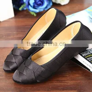 Cloth Shoes Women's Shoes Summer Shallow Mouth Flat Braid Casual Shoes Comfortable Soft Bottom Breathable Flat Walking Shoes thumbnail-2