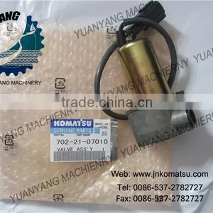 PC128 Excavator Electric Parts S6D102 Solenoid Valve 702-21-07010 thumbnail-1