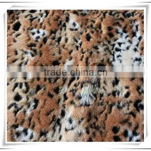 Fake Jaguar Fur Fabric, Jacquard Weave Faux Fur Fabric thumbnail-1