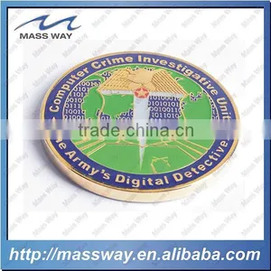 Custom Epoxy Doming 3D God Metal Challenge Coin thumbnail-4