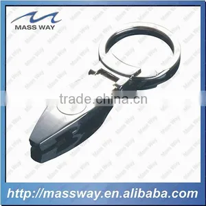 High Quality Customized Blank Flat Metal 3D Zinc Alloy Key Ring thumbnail-1