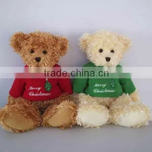 HI EN71 Electrical Personalized Christmas Bear 0rnaments thumbnail-1