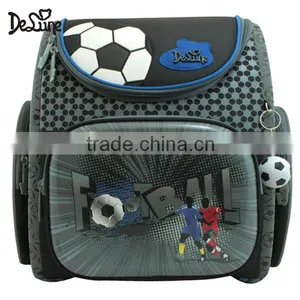 Football Print Boys School Bags for Kids School Backpack thumbnail-1