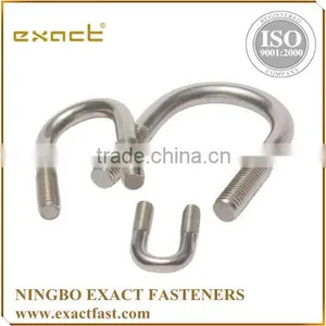 HIGH QUALITY CARBON STEEL ZINC/HDG/ STAINLESS STEEL U BOLT thumbnail-1