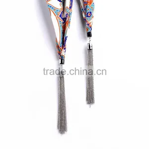 2016 New Design Heart Metal Pendant Scarf Sc150051 thumbnail-3