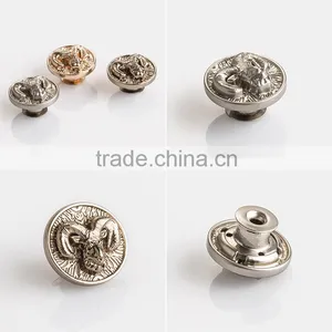 Guangzhou Custom Denim Buttons Small Gold Buttons Buttons for Suit Jacket thumbnail-2