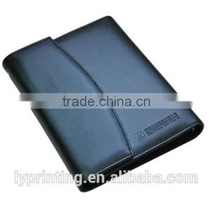 Custom High Quality Cover PU Notebook, Embossing Leather Book Cover Made in China thumbnail-1