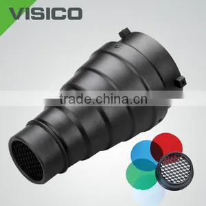 Conical Snoot Photography Studio Flash Light Conical Snoot With Honeycomb thumbnail-1