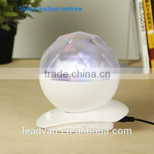 Romantic Aurora Borealis Projector Night Light Speaker Lamp thumbnail-1