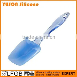 Non Stick Rubber Butter Blue Silicone Spatula Set of 3 Quality Choice thumbnail-2