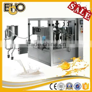 High Speed New Condition and Grade Rotary Premade Stand up Bag Counting Full Automatic Beverage Carousel Type Bagger thumbnail-1