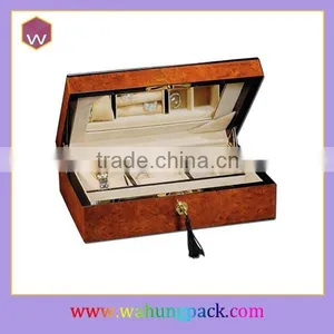 Wooden Jewellery Gift Box With Hardware & High Lacquer Jewellery Box Wholesale thumbnail-1