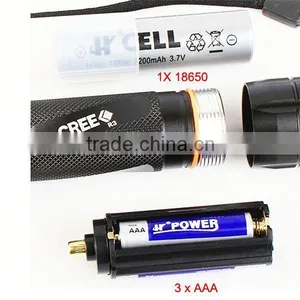1174 New Multi Function Zoomable Police Torch Led Emergency Torch Linterna Led Quality Choice thumbnail-6