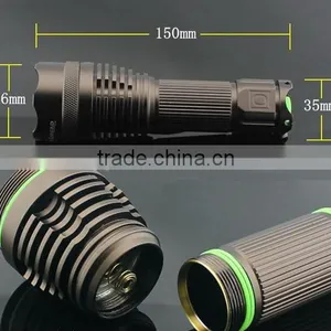 1149 Rechargeable 10w High Power T6 Led Power Style Flashlight Use 1*26650 Battery thumbnail-5